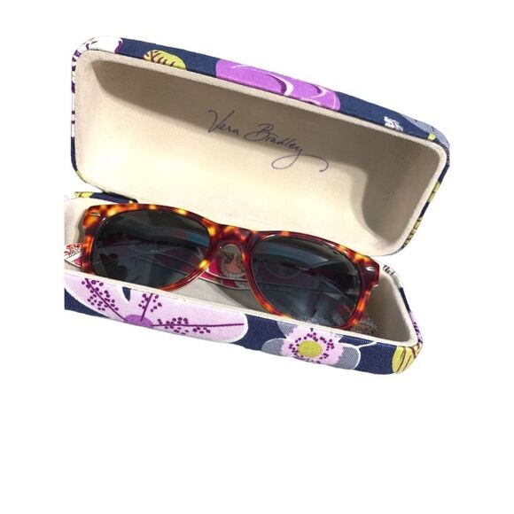 Rare Vintage 2 piece Beautiful Vera Bradley Womens Sunglasses Brown Polarized Co - Picture 1 of 7